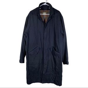 The Territory Ahead Womens Trench Coat Black - Removable Zippered Lining